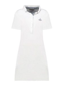 Geographical Norway Sukienka w kolorze białym rozmiar: M. Białe sukienki Geographical Norway, m, bez wzorów, z bawełny, bez kołnierzyka, bez ramiączek, midi. Za 66,00 zł.