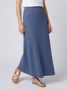 MOSS COPENHAGEN Spódnica "Viana" w kolorze niebieskim rozmiar: L. Niebieskie spódnice Moss Copenhagen, l, bez wzorów, maxi. Za 166,49 zł.