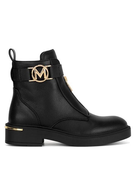 MEXX Botki MI001713643W Czarny. Czarne botki Mexx, bez wzorów, ze skóry, bez obcasa, na płaskiej podeszwie, bez zapięcia. Za 379,99 zł.