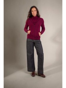 Perfect Cashmere Kaszmirowy kardigan "Emma" w kolorze bordowym rozmiar: S. Czerwone kardigany Perfect Cashmere, z kaszmiru. Za 413,99 zł.