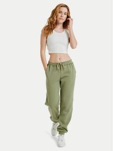 Roxy Spodnie dresowe Surf Stoked Pant Brushed ERJFB03491 Zielony Regular Fit. Zielone spodnie dresowe Roxy, m, bez wzorów, z bawełny. Za 159,99 zł.