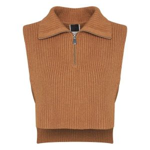 Komin PINKO. Brązowe szaliki Pinko, bez wzorów. Za 439,99 zł.