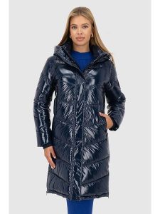 Alife and kickin Kurtka zimowa "LolaniAK" w kolorze granatowym rozmiar: XL. Niebieskie kurtki Alife and Kickin, na zimę, xl, bez wzorów, z puchu, bez kaptura. Za 458,45 zł.