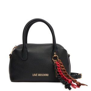 Torebka LOVE MOSCHINO. Czarne torebki klasyczne LOVE MOSCHINO, bez wzorów, bez dodatków. Za 629,99 zł.