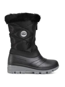 Olang Śniegowce Nancy Czarny. Czarne buty zimowe Olang, z syntetyku, bez obcasa, bez zapięcia. Za 299,99 zł.