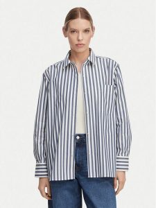 Tommy Hilfiger Koszula WW0WW45612 Niebieski jasny. Niebieskie koszule TOMMY HILFIGER, bez wzorów, z bawełny, bez kołnierzyka, bez ramiączek. Za 489,99 zł.