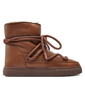 Śniegowce Inuikii. Brązowe buty zimowe Inuikii, bez obcasa, bez zapięcia. Za 969,99 zł.