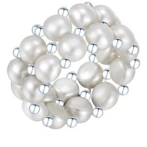 Valero Pearls Pierścionek z perłą srebro wysokiej próby Perła hodowlana słodkowodna srebrny Pierścionki 1 ct Damski. Szare pierścionki Valero Pearls, z perłą, srebrne. Za 169,99 zł.