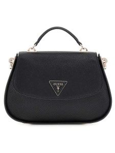 Guess Torebka w kolorze czarnym - 27 x 18 x 5 cm rozmiar: onesize. Czarne torebki klasyczne Guess, z aplikacjami, z materiału, przez ramię, bez dodatków. Za 505,13 zł.