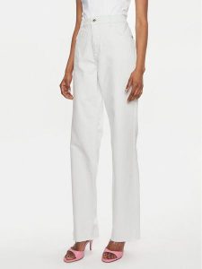 Patrizia Pepe Jeansy 2P1592/D075-W351 Écru Regular Fit. Jeansy Patrizia Pepe, bez wzorów, z bawełny. Za 399,99 zł.
