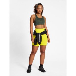 Bezszwowy biustonosz dla kobiet Hummel Shaping. Zielone biustonosze Hummel, bez wzorów. Za 169,00 zł.