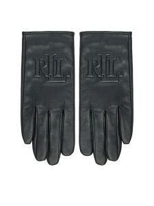LAUREN RALPH LAUREN Rękawiczki Damskie 454960110001 Czarny. Czarne rękawiczki Lauren Ralph Lauren, bez wzorów, ze skóry. Za 619,99 zł.