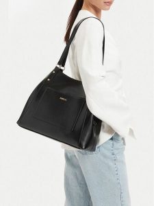 MEXX Torebka CEO-MEXX-S-007-07 Czarny. Czarne torebki klasyczne Mexx, bez wzorów, ze skóry, bez dodatków. Za 229,99 zł.