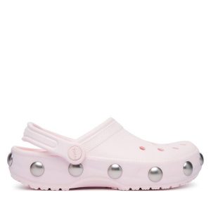 Klapki Crocs. Czerwone klapki Crocs, bez wzorów, bez obcasa. Za 259,99 zł.
