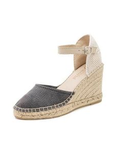 Natural world Czółenka w kolorze beżowo-szarym na koturnie rozmiar: 40. Brązowe czółenka Natural World, bez wzorów, bez obcasa, na koturnie, bez zapięcia. Za 165,99 zł.