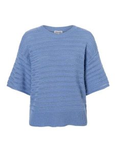 More & More Sweter w kolorze niebieskim rozmiar: 36. Niebieskie swetry oversize More & More, bez wzorów, bez ramiączek. Za 149,31 zł.