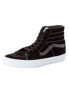 Vans Skórzane sneakersy "SK8 Hi" w kolorze czarnym rozmiar: 41. Czarne trampki Vans, bez wzorów, za kostkę, bez zapięcia. Za 205,45 zł.