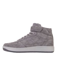 Kappa Sneakersy "Bash Mid" w kolorze szarym rozmiar: 36. Szare trampki Kappa, bez wzorów, za kostkę, bez zapięcia. Za 127,35 zł.
