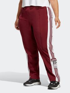 Adidas Spodnie sportowe w kolorze bordowym rozmiar: 4X. Czerwone spodnie dresowe ADIDAS, s, bez wzorów, z materiału, outdoorowe. Za 153,71 zł.