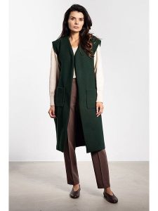 Awama Kamizelka w kolorze zielonym rozmiar: XL. Zielone kamizelki Awama, xl, bez wzorów, z tkaniny, bez kołnierzyka, bez ramiączek, bez kaptura. Za 174,99 zł.