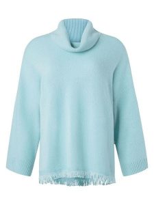 Maerz Muenchen Wełniany golf w kolorze błękitnym rozmiar: 46. Niebieskie golfy Maerz Muenchen, bez wzorów, z wełny. Za 314,95 zł.