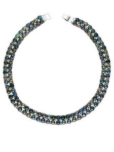 Pearline Naszyjnik z pereł w kolorze tahiti - dł. 40 cm rozmiar: onesize. Niebieskie naszyjniki Pearline, z perłą. Za 456,87 zł.