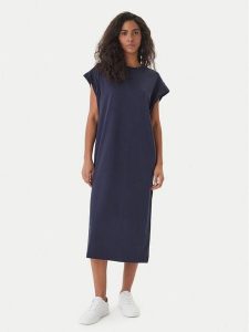 BOSS Sukienka codzienna C_Edress_5 50540442 Granatowy Relaxed Fit. Niebieskie kombinezony Boss, s, bez wzorów, bez kołnierzyka, bez ramiączek. Za 429,99 zł.