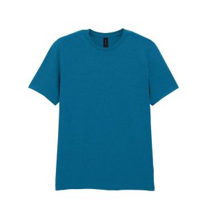 Koszulka Softstyle Dla Dorosłych Unisex. Niebieskie bluzki GILDAN, xl, bez wzorów, sportowe, bez kołnierzyka, bez ramiączek. Za 38,99 zł.