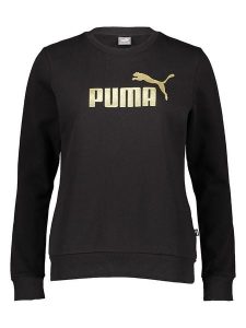 Puma Bluza "Essentials+" w kolorze czarnym rozmiar: S. Czarne bluzy Puma, s, bez wzorów, bez kaptura. Za 169,45 zł.