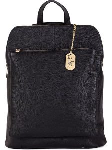 Anna Morellini Skórzany plecak "Nora" w kolorze czarnym - 29 x 34 x 11 cm rozmiar: onesize. Czarne plecaki Anna Morellini. Za 304,99 zł.