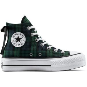 Buty sportowe Converse Chuck Taylor All Star Lift. Zielone buty trekkingowe Converse, bez zapięcia. Za 590,00 zł.