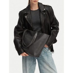 Torebka JENNY. Szare shopper bag Jenny, bez wzorów, bez dodatków. Za 139,99 zł.