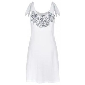 Damska sukienka sportowa pętelka Berunka biała. Białe sukienki ZSPORT, na lato, m, bez wzorów, z bawełny, sportowe, bez kołnierzyka, bez ramiączek, sportowe. Za 142,99 zł.