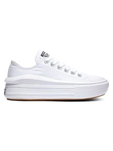 Converse Sneakersy "Chuck Taylor All Star Move" w kolorze białym rozmiar: 39. Białe trampki Converse, bez wzorów, za kostkę, bez zapięcia. Za 277,44 zł.