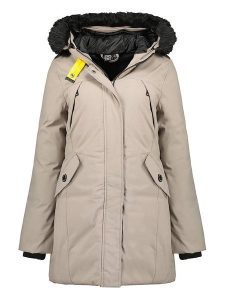 Canadian Peak Parka "Cheri" w kolorze beżowym rozmiar: L. Brązowe płaszcze Canadian Peak, l, bez wzorów, bez kaptura. Za 202,03 zł.