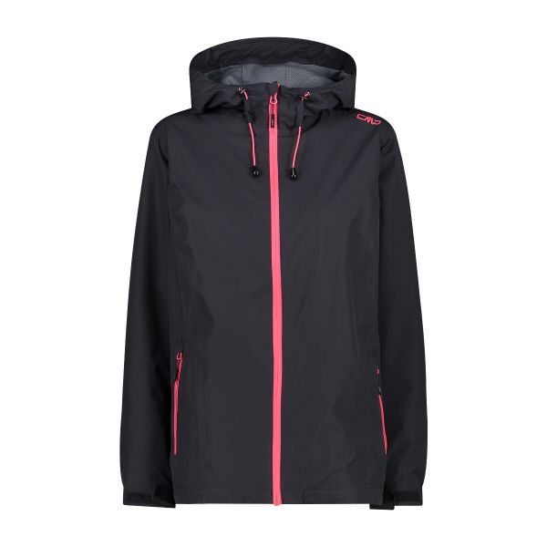 Kurtka przeciwdeszczowa damska z kapturem CMP. Brązowe kurtki CMP, l, bez wzorów, z kapturem. Za 281,99 zł.