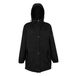 Womens/Ladies Brielly Insulated Waterproof Jacket. Czarne kurtki Regatta, bez wzorów, bez kaptura. Za 218,99 zł.