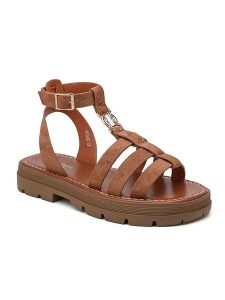 Sixth Sens Sandały w kolorze jasnobrązowym rozmiar: 38. Brązowe sandały Sixth Sens, bez wzorów, z otwartym noskiem, bez obcasa, bez zapięcia. Za 100,99 zł.