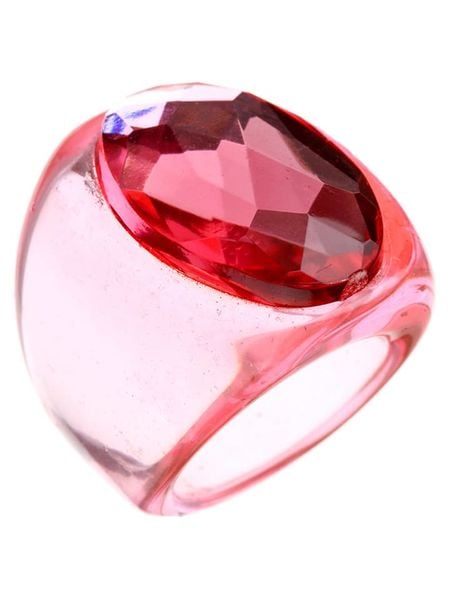 LA CHIQUITA Pierścionek z kryształem rozmiar: 52. Czerwone pierścionki LA CHIQUITA, z kryształem. Za 87,40 zł.