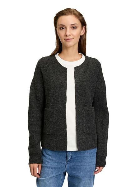 CARTOON Kardigan w kolorze czarnym rozmiar: 44. Czarne kardigany Cartoon, bez wzorów, z wełny, bez ramiączek. Za 109,00 zł.