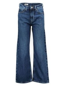 Pepe Jeans Dżinsy "Lexa" - Straight fit - w kolorze granatowym rozmiar: W31/L30. Niebieskie jeansy Pepe Jeans, z aplikacjami, z jeansu, z podwyższonym stanem. Za 170,07 zł.