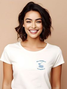 WOOOP Koszulka "Eat spaghetti to forgetti" w kolorze białym rozmiar: XL. Białe bluzki Wooop, xl, bez wzorów, z bawełny, bez kołnierzyka, bez ramiączek. Za 57,45 zł.