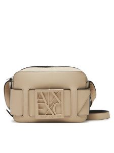 Armani Exchange Torebka 942699 0A874 U1092 Beżowy. Brązowe listonoszki Armani Exchange, bez wzorów, ze skóry, bez dodatków. Za 449,99 zł.