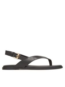 Tommy Hilfiger Sandały Color Block Thong Flat Sandal FW0FW08883 Czarny. Czarne sandały TOMMY HILFIGER, bez wzorów, ze skóry, bez obcasa, na płaskiej podeszwie, bez zapięcia. Za 329,99 zł.
