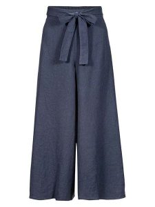 Herrlicher Spodnie "Nelanie" w kolorze szaroniebieskim rozmiar: M. Niebieskie spodnie z wysokim stanem Herrlicher, bez wzorów, z materiału, z podwyższonym stanem. Za 195,99 zł.