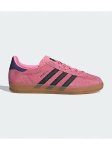 Adidas Skórzane sneakersy "Gazelle" w kolorze różowym rozmiar: 40. Różowe trampki ADIDAS, bez wzorów, bez zapięcia. Za 463,38 zł.