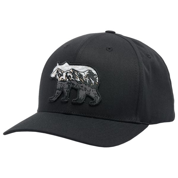 Czapka z daszkiem dla dorosłych Lost Lager 3D Stretch Snapback. Czarne czapki Columbia, bez wzorów, z elastanu, sportowe. Za 139,99 zł.