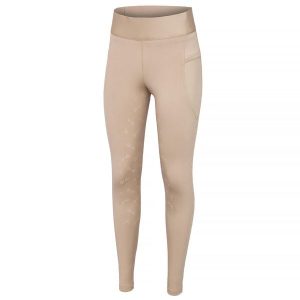 Legginsy do jazdy konnej damskie EQUESTRIAN QUEEN Salford 24SS z pełnym lejem. Brązowe legginsy EQUESTRIAN QUEEN, bez wzorów. Za 290,99 zł.