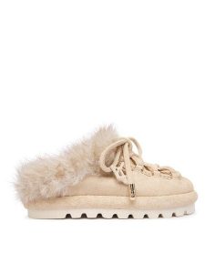 Naked Wolfe Śniegowce HARLOW Écru. Buty zimowe Naked Wolfe, ze skóry, bez obcasa, bez zapięcia. Za 899,99 zł.