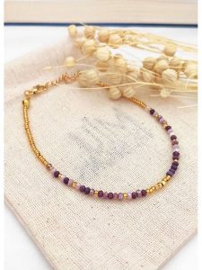 Atelier MIU Pozłacana bransoletka na kostkę rozmiar: onesize. Żółte bransoletki Atelier MIU, pozłacane. Za 30,99 zł.